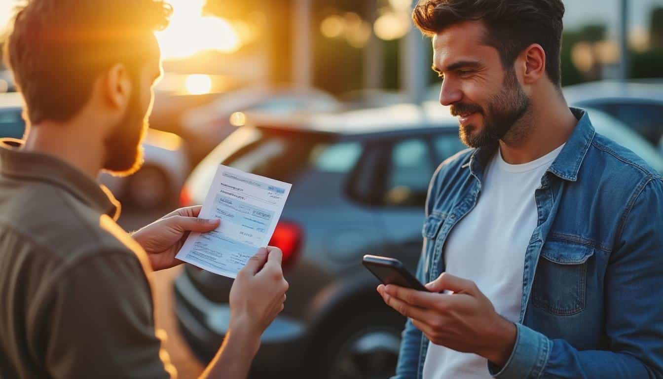 Illustration: Comprendre le fonctionnement du chèque de banque et du virement bancaire pour l’achat d’un véhicule