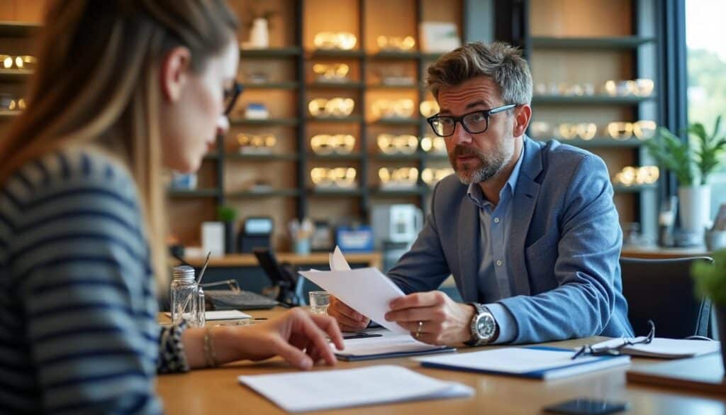 Que couvre la mutuelle pour le remboursement des dépassements d'honoraires en optique ?