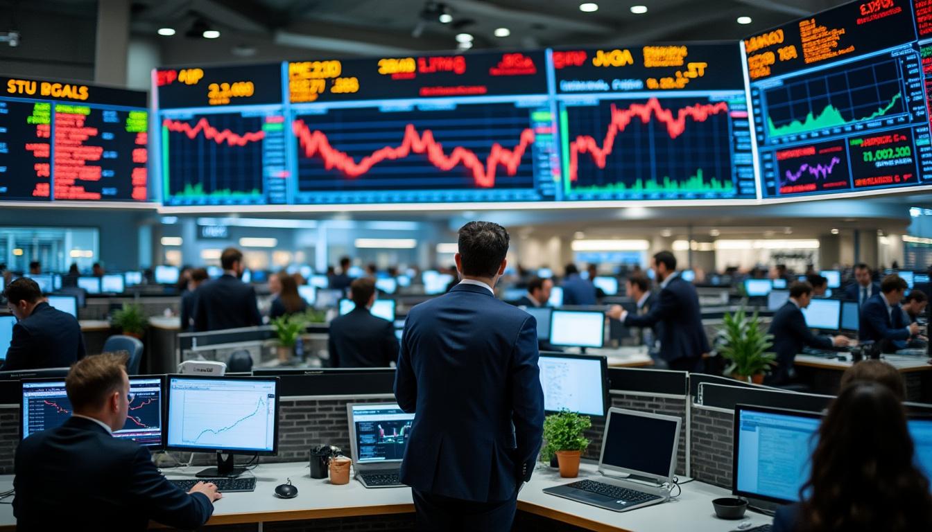 Quel est l'impact du volume d'actions sur le secteur financier ?