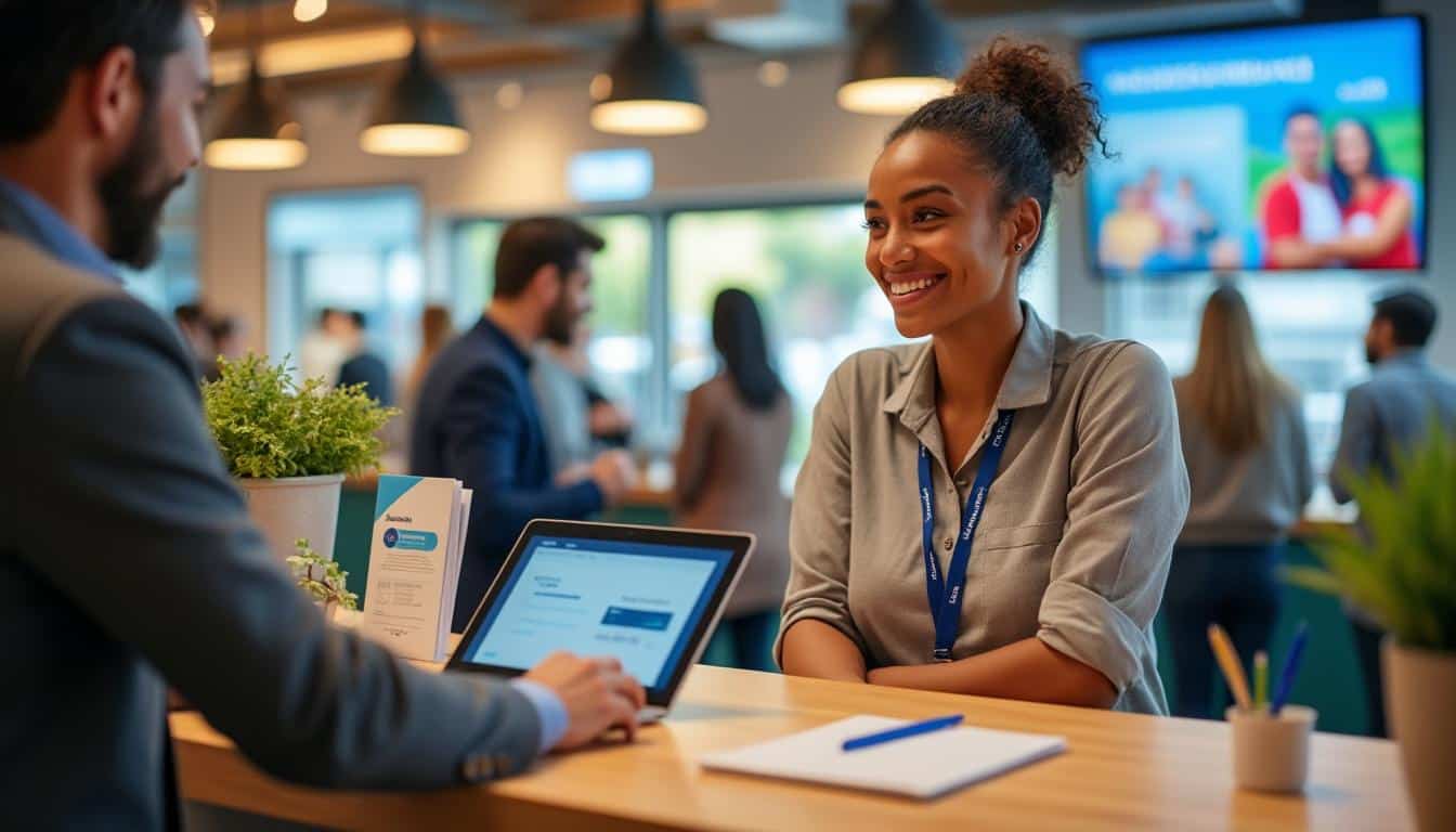 Illustration: Comprendre le rôle clé de la chargée d’accueil dans une agence bancaire